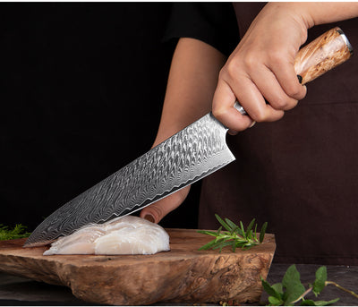 Sakuto Japanese Knives Chef Knife Set Best Japanese Damascus Knives Ultra Sharp 2